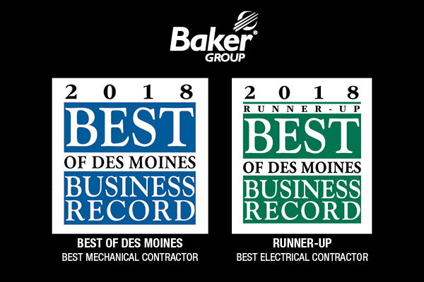 BAKER GROUP NAMED BEST IN DES MOINES FOR 12th STRAIGHT YEAR